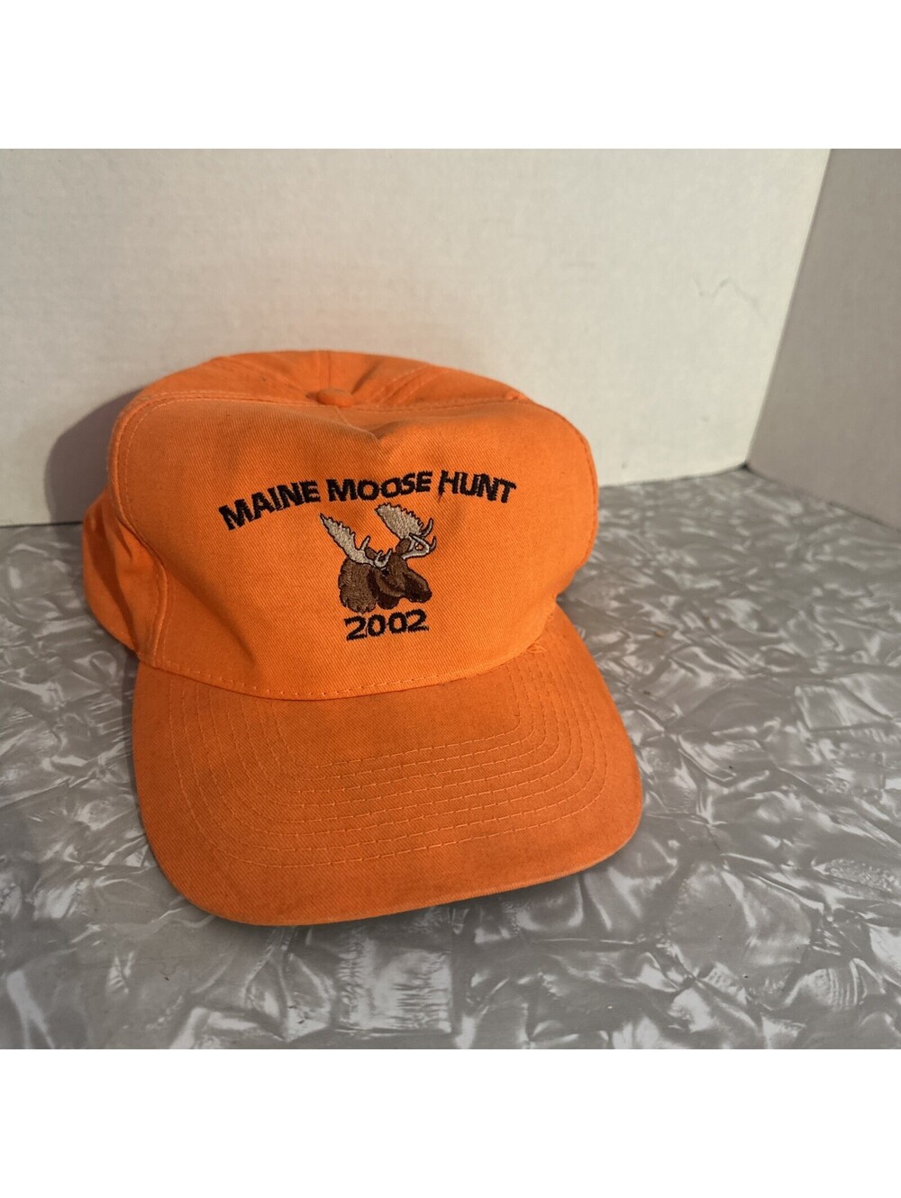 Maine Moose Hunt 2002 Hunting Hat One Size Fits Most Otto [COPY]